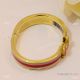 Best Replica Hermes Clic HH Bracelet in Red Stripe Enamel (4)_th.jpg